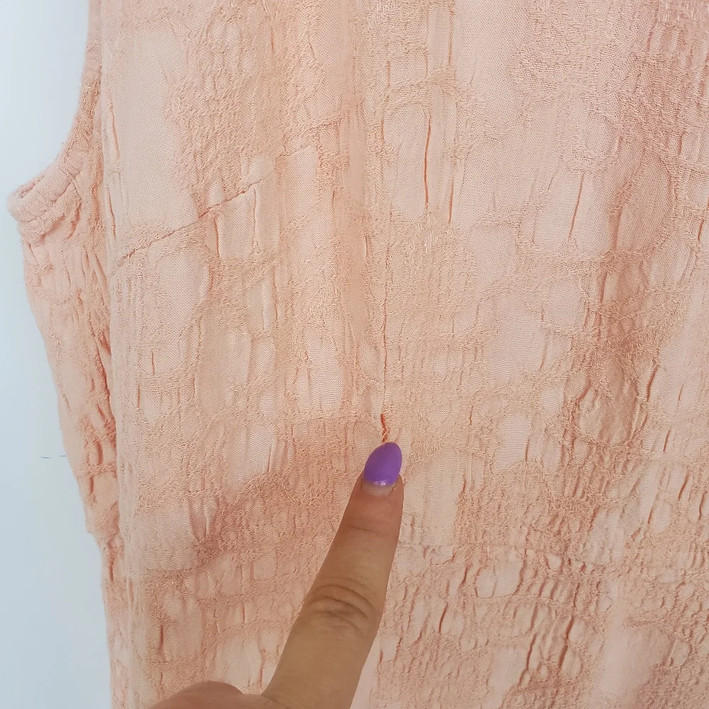 Vintage Maxi/Midi Crinkle MooMoo Dress - Picture 8 of 10